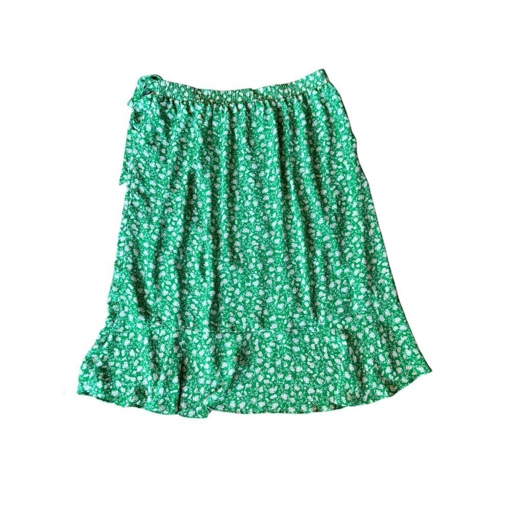 EST 1946 Women's Green Floral Skirt - Picture 2 of 5